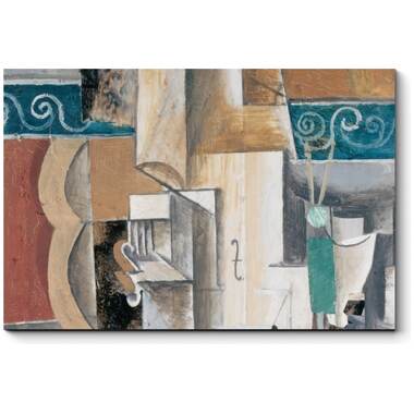 Картина Picsis Гитара и скрипка, Пабло Пикассо 660x430x40 1427-10567857