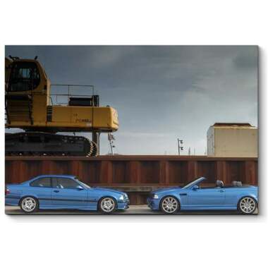 Картина Picsis BMW серии М в Нидерландах 660x430x40 мм 5371-10754329