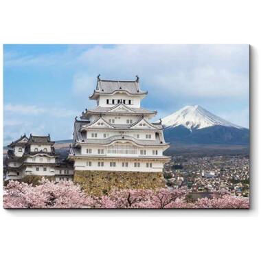 Картина Picsis Himeji Castle and full cherry blossom 660x430x40 мм 5173-10013623