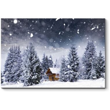 Картина Picsis Сказочный дом в зимнем лесу 660x430x40 3158-10807177