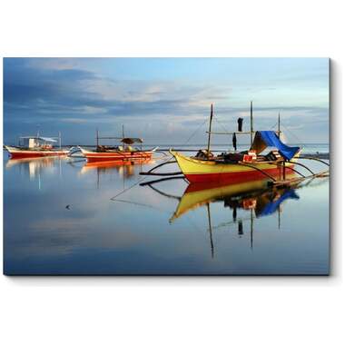Картина Picsis Тропический пейзаж Филиппин, 660x430x40 мм 3323-9781747