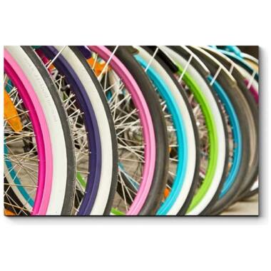 Картина Picsis Яркие колеса велосипедов 660x430x40 5542-10973352