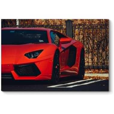 Картина Picsis Красный Lamborghini Aventador 660x430x40 мм 2957-10319783