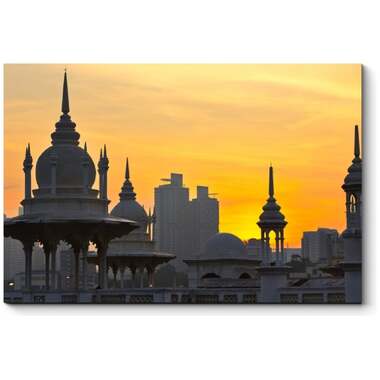 Картина Picsis Куала-Лумпур на рассвете 660x430x40 мм 2153-10670069