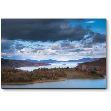 Картина Picsis Пейзаж в оттенках голубого 660x430x40 мм 3040-10336295