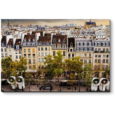 Картина Picsis Над крышами Парижа 660x430x40 мм 4334-10189221