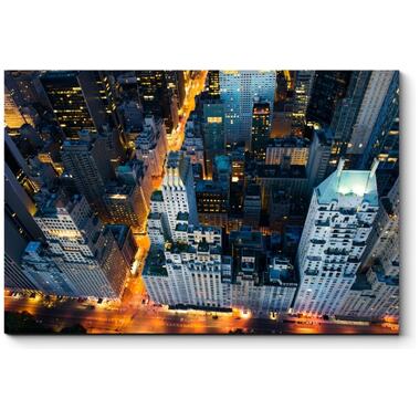 Картина Picsis Ночной Нью-Йорк 660x430x40 мм 2093-10003306