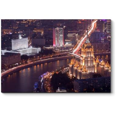 Картина Picsis Москва с высоты птичьего полета 660x430x40 мм 4442-10218861