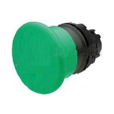 Головка для кнопки Emas Грибок без фиксации, зеленая BDMY