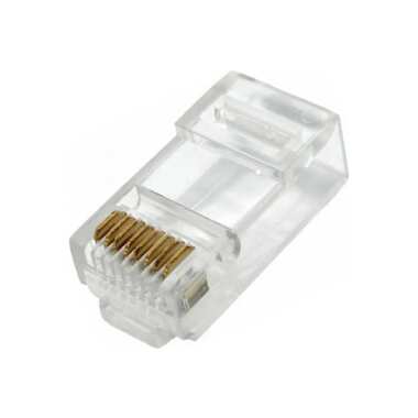 Коннектор ЭРА Джек RJ-1 RJ-45 8P8C CAT 5e 100 шт Б0048299 ERA