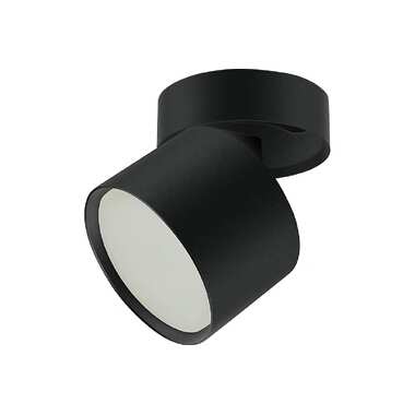 Накладной светильник ЭРА OL12 GX53 SBK подсветка, под лампу Gx53, алюминий, цвет черный 40/960 Б0049034 ERA