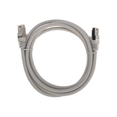 Патч-корд REXANT s/ftp cat 6a (10g), rj45-rj45, 28awg, lszh, серый, 2м 02-0390-2