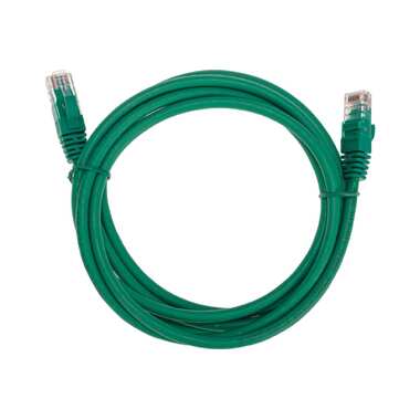 Патч-корд REXANT u/utp cat 6, rj45-rj45, 26awg, lszh, зеленый, 2м 02-0296-2