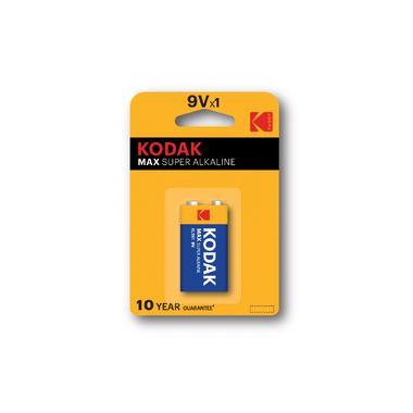 Щелочная батарейка Kodak MAX 6LR611BLK9V1 Б0005130