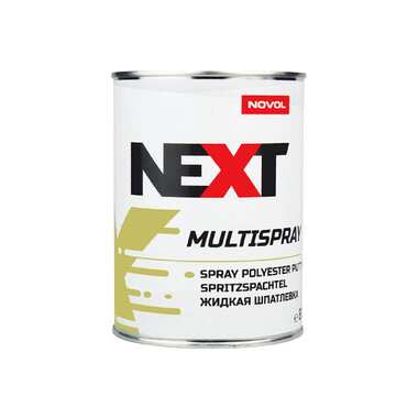 Шпатлевка NOVOL next multispray 0,80+0,08 л жидкая 90941