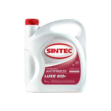 Антифриз Sintec luxe concentrate g12+, красный, концентрат, 5 кг, карбоксилатный 990467