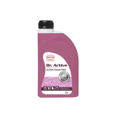 Автошампунь Sintec Dr.Activ Active Foam Pink 1 л для бесконтактной мойки Обнинскоргсинтез 801709