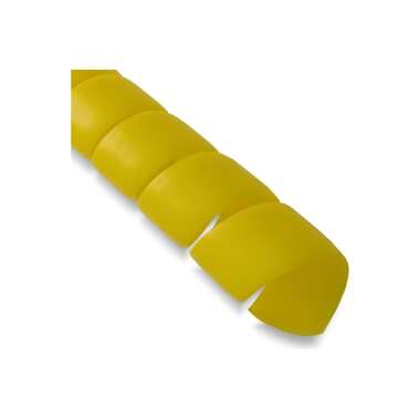 Спиральная пластиковая защита PARLмU HPS-32-F12, полипропилен высокой очистки, 32 мм, плоская поверхность, желтая, 2 м PR2201200 PARLMU