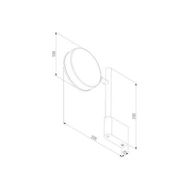 Настенный светодиодный светильник Elektrostandard tobi led 4000k (белый) 40129/led белый a064593