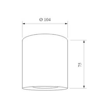 Накладной светодиодный светильник Elektrostandard dlr026 6w 3000k черный матовый a063934