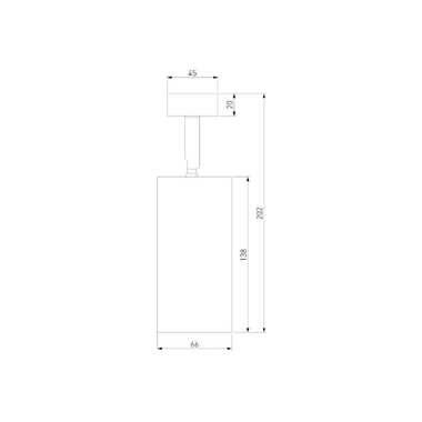 Накладной светодиодный светильник Elektrostandard diffe 85266/01 15w 4200k белый/чёрный a058252