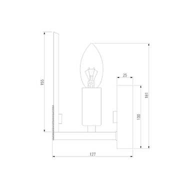 Настенный светильник Eurosvet 60158/1 латунь a065048 ЕВРОСВЕТ