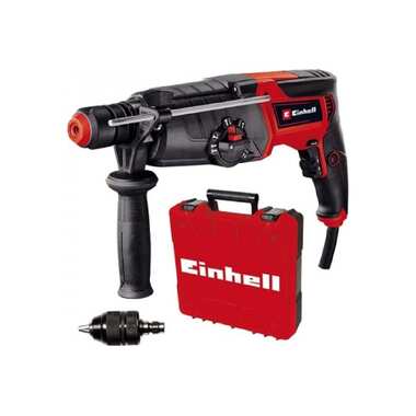 Перфоратор Einhell te-rh 950 5f, sds-plus, 950 Вт, 2 ск. 0-1200/2600 об/мин, 28 мм, 3 Дж, 2 патрона, кейс e-box 4257978