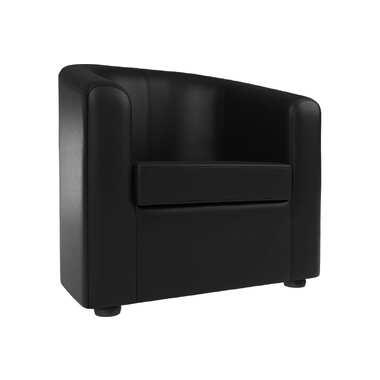 Кресло Лига диванов Норден полностью экокожа черная 109067
