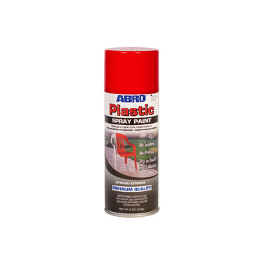 Аэрозольная краска для пластика ABRO INDUSTRIES INC красный перец, 227 мл SPP-074