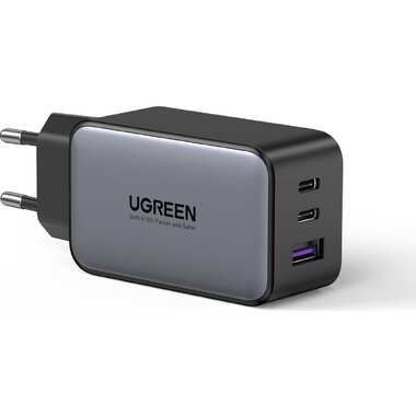 Сетевое зарядное устройство Ugreen USB A +2 USB C 65 W GAN Tech Fast Charger 10335