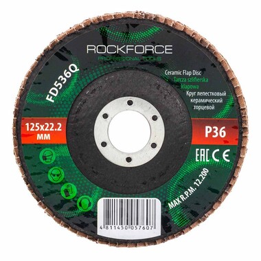 Круг лепестковый керамический торцевой RF-FD536Q ROCKFORCE