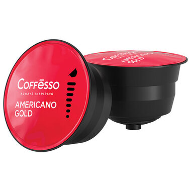 Кофе в капсулах COFFESSO "Americano Gold" для кофемашин Dolce Gusto, 16 порций, ш/к 08040, 102152