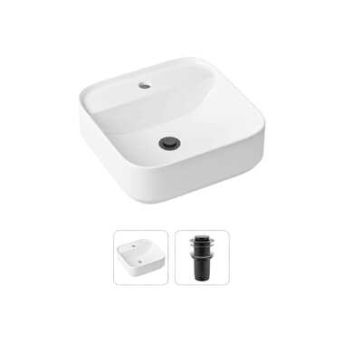 Накладная раковина для ванной Lavinia Boho Bathroom Sink Slim в комплекте 2 в 1 21520840
