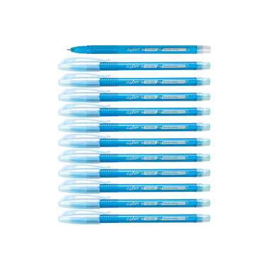 Шариковая ручка Flexoffice cyber синяя, 12 шт. FO-025BB BLUE