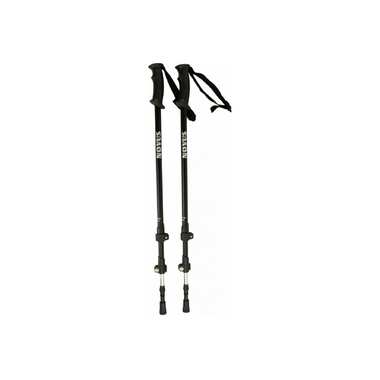 Телескопические треккинговые палки ATEMI Novus, flip lock, 18/16/14 мм, р.65-135 см, NTP-01 black 00-00000661