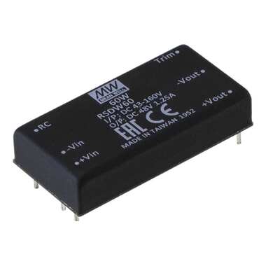 Преобразователь Mean Well RSDW60G-03 DC-DC Т03628422