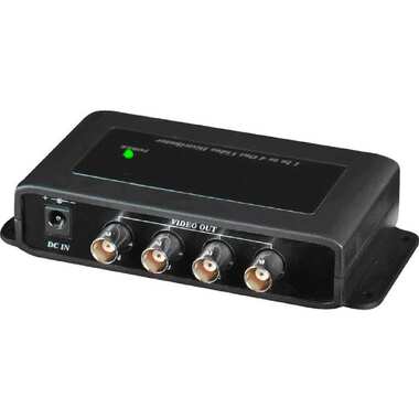 Усилитель-разветвитель видеосигнала HDCVI/HDTVI/AHD (1вх./4вых.) SC&T CD104HD sct0876