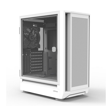 Корпус MidiTower Zalman I6 white (ATX, без БП, RGB, USB2.0 Type-A + USB3.0 Type-A + USB3.2 Type-C) (Zalman I6 WHITE) Zalman I6 White