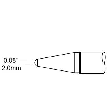 Наконечник (2.0х14 мм; конус удлиненный) для PS900 METCAL SCV-CNL20