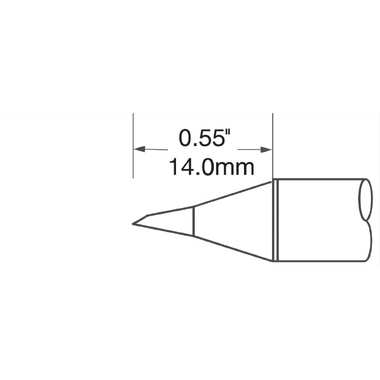 Наконечник (1.5х14 мм; миниволна) для PS900 METCAL SCV-DRH20