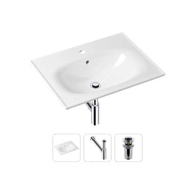 Врезная раковина для ванной Lavinia Boho Bathroom Sink в комплекте 3 в 1 21520467
