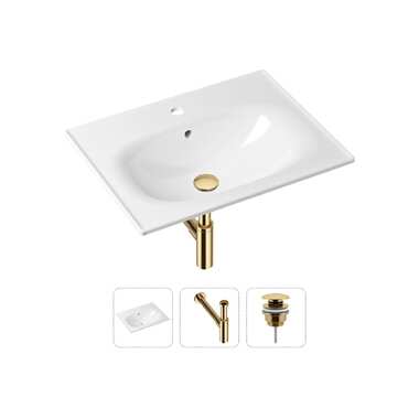 Врезная раковина для ванной Lavinia Boho Bathroom Sink в комплекте 3 в 1 21520472
