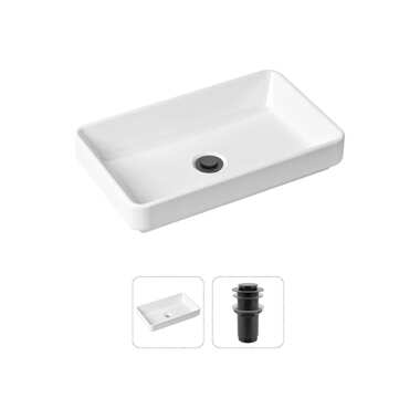Накладная раковина для ванной Lavinia Boho Bathroom Sink Slim в комплекте 2 в 1 21520810
