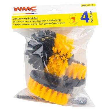 Щетки сменные для уборки, химчистки автомобиля, набор 4 пр. WMC-7713 WMC TOOLS