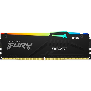 Память Kingston DDR 5 DIMM 8Gb PC4800,6000Mhz CL36 FURY Beast RGB XMP (KF560C36BBEA-8)