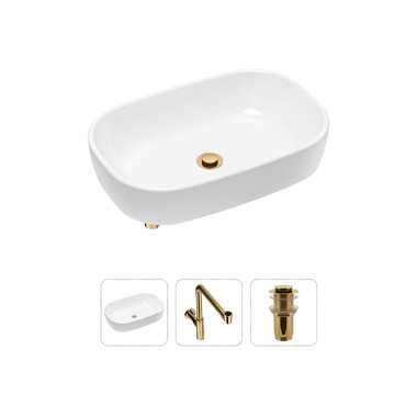 Накладная раковина для ванной Lavinia Boho Bathroom Sink в комплекте 3 в 1 21520049
