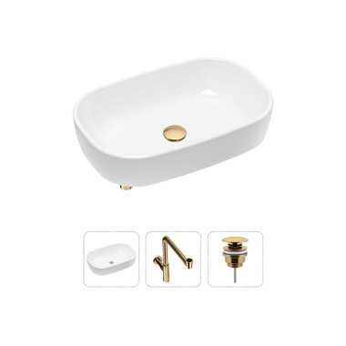 Накладная раковина для ванной Lavinia Boho Bathroom Sink в комплекте 3 в 1 21520050