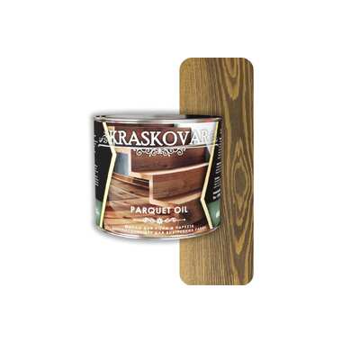 Масло для пола и паркета Kraskovar Parquet oil быстросохнущее, орех, 2.2 л 1764