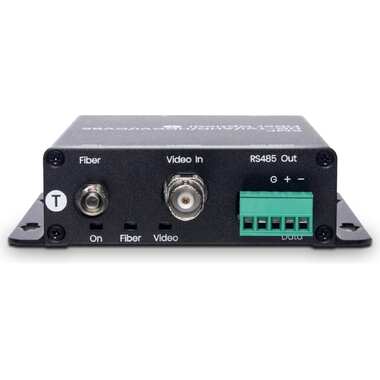 Комплект для передачи HDCVI/HDTVI/AHD/CVBS и сигнала управления RS485 (полудуплекс) SC&T HD401F-5M по одномодовому оптоволокну на расстояние до 20 км, по многомодовому до 2 км sct1432