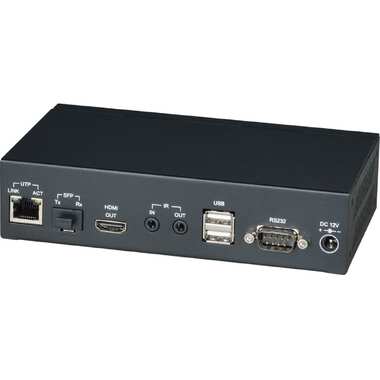 Приемник KVM SC&T HKM02BR-4K HDMI (1.4, до 4K(30Гц), USB, аудио, RS232 и ИК сигналов по Ethernet до 150 м (CAT5e/CAT6) sct1181